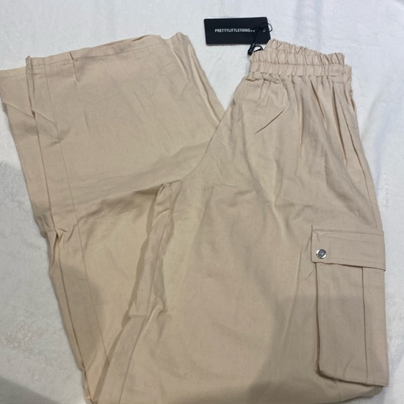 PRETTY LITTLE THING- khaki pants NWT - Picture 2 of 7